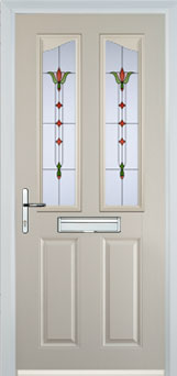 Richmond Autumn Falls composite door in Cream