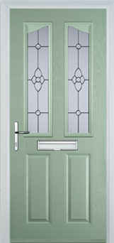 Richmond Taffeta composite door in Chartwell Green