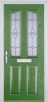 Richmond Taffeta composite door in Fern Green