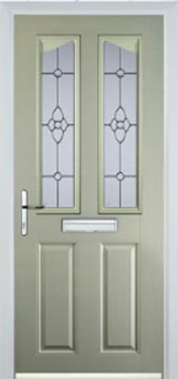 Richmond Taffeta composite door in Pebble Grey