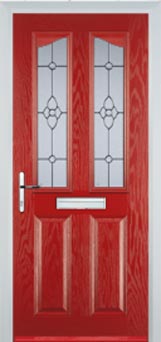 Richmond Taffeta composite door in Red