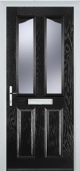 Richmond Gold Lead composite door in Black