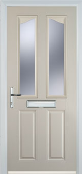 Richmond Gold Lead composite door in Cream