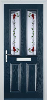 Richmond Mayflower composite door in Dark Blue