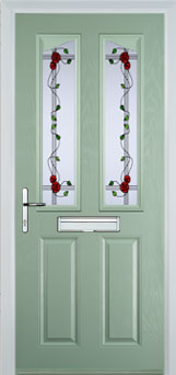 Richmond Mayflower composite door in Chartwell Green