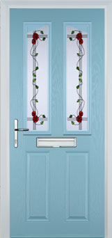 Richmond Mayflower composite door in Duck Egg Blue