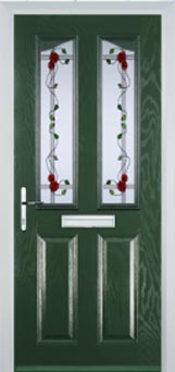 Richmond Mayflower composite door in Green