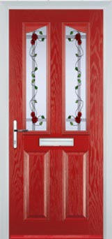 Richmond Mayflower composite door in Red