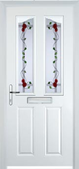 Richmond Mayflower composite door in White