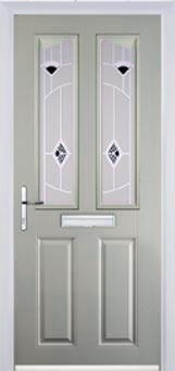 Richmond Murano composite door in Agate Grey