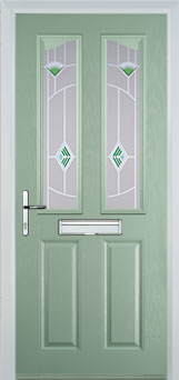 Richmond Murano composite door in Chartwell Green