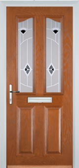 Richmond Murano composite door in Oak