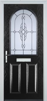 Wimbledon Cotswold composite door in Black