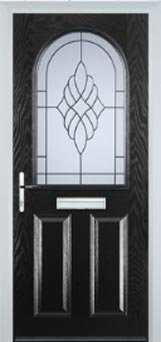 Wimbledon Cesario composite door in Black