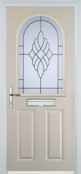 Wimbledon Cesario composite door in Cream
