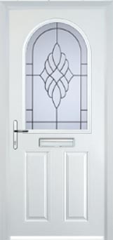 Wimbledon Cesario composite door in White