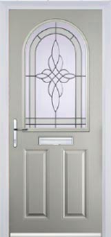 Wimbledon Chantilly composite door in Agate Grey
