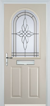 Wimbledon Chantilly composite door in Cream