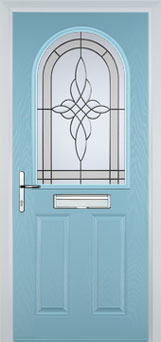 Wimbledon Chantilly composite door in Duck Egg Blue