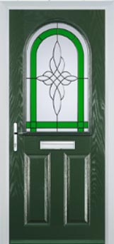 Wimbledon Chantilly composite door in Green