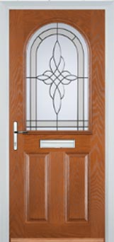 Wimbledon Chantilly composite door in Oak