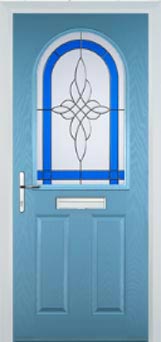 Wimbledon Chantilly composite door in Pastel Blue