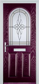 Wimbledon Chantilly composite door in Purple Violet