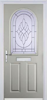 Wimbledon Everglade composite door in Agate Grey