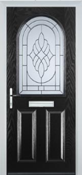Wimbledon Everglade composite door in Black