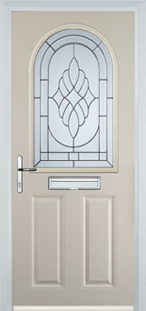 Wimbledon Everglade composite door in Cream