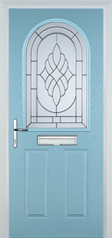 Wimbledon Everglade composite door in Duck Egg Blue