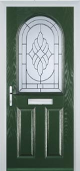 Wimbledon Everglade composite door in Green