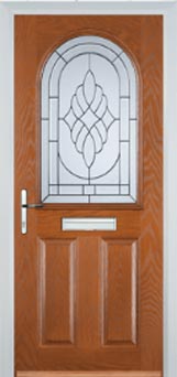Wimbledon Everglade composite door in Oak