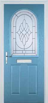 Wimbledon Everglade composite door in Pastel Blue