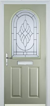 Wimbledon Everglade composite door in Pebble Grey