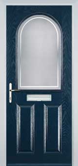 Wimbledon Enville composite door in Dark Blue