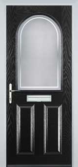 Wimbledon Enville composite door in Black