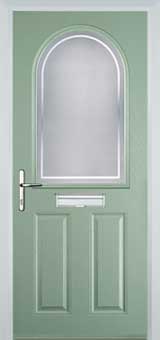 Wimbledon Enville composite door in Chartwell Green