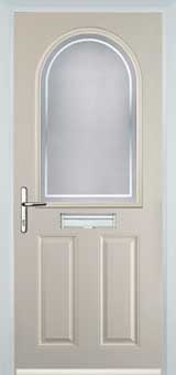 Wimbledon Enville composite door in Cream