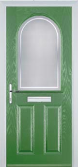 Wimbledon Enville composite door in Fern Green