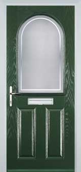 Wimbledon Enville composite door in Green