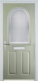 Wimbledon Enville composite door in Pebble Grey