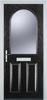 Wimbledon Gold Lead composite door in Black