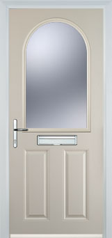 Wimbledon Gold Lead composite door in Cream