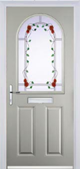 Wimbledon Mayflower composite door in Agate Grey