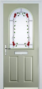Wimbledon Mayflower composite door in Pebble Grey