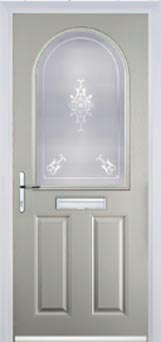 Wimbledon Stippolyte composite door in Agate Grey