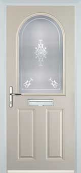 Wimbledon Stippolyte composite door in Cream
