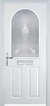 Wimbledon Stippolyte composite door in White